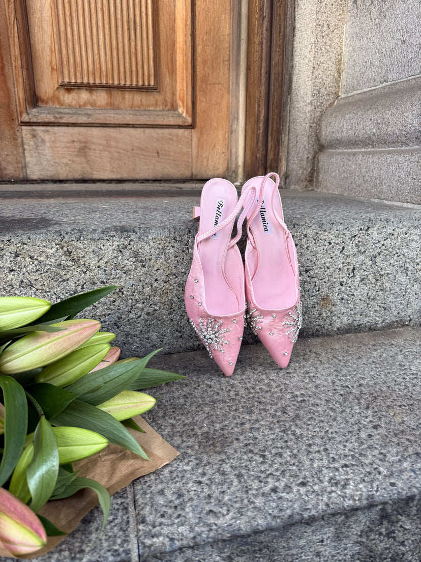 Irina Slingback Kitten Heels - Pink