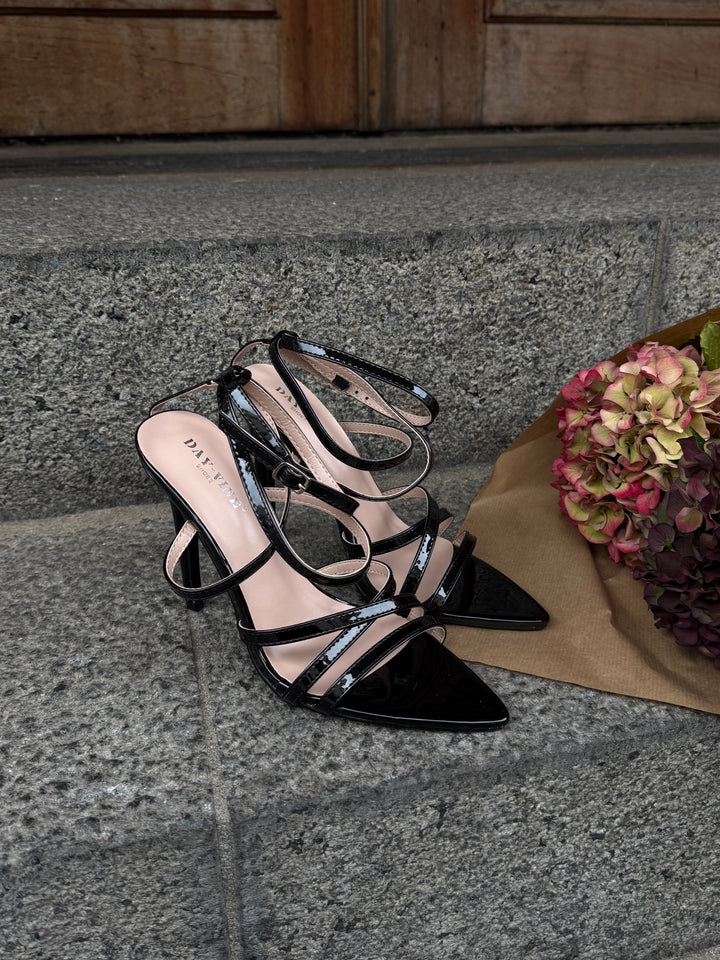 Diana Strap Heels - Black