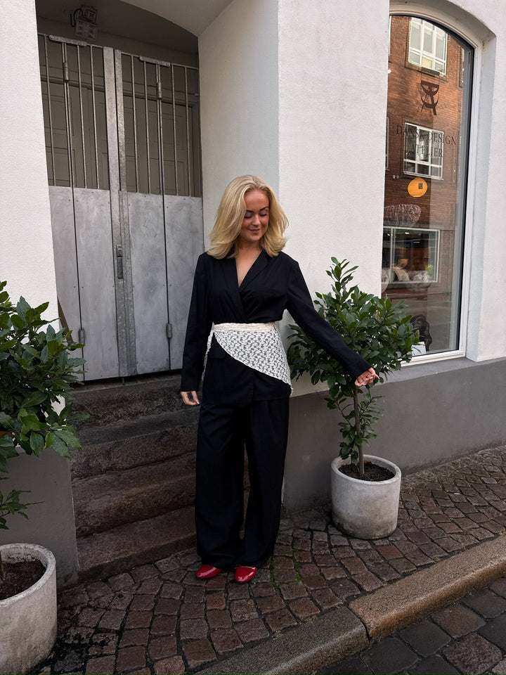 Elisa Lace Scarf - Off White