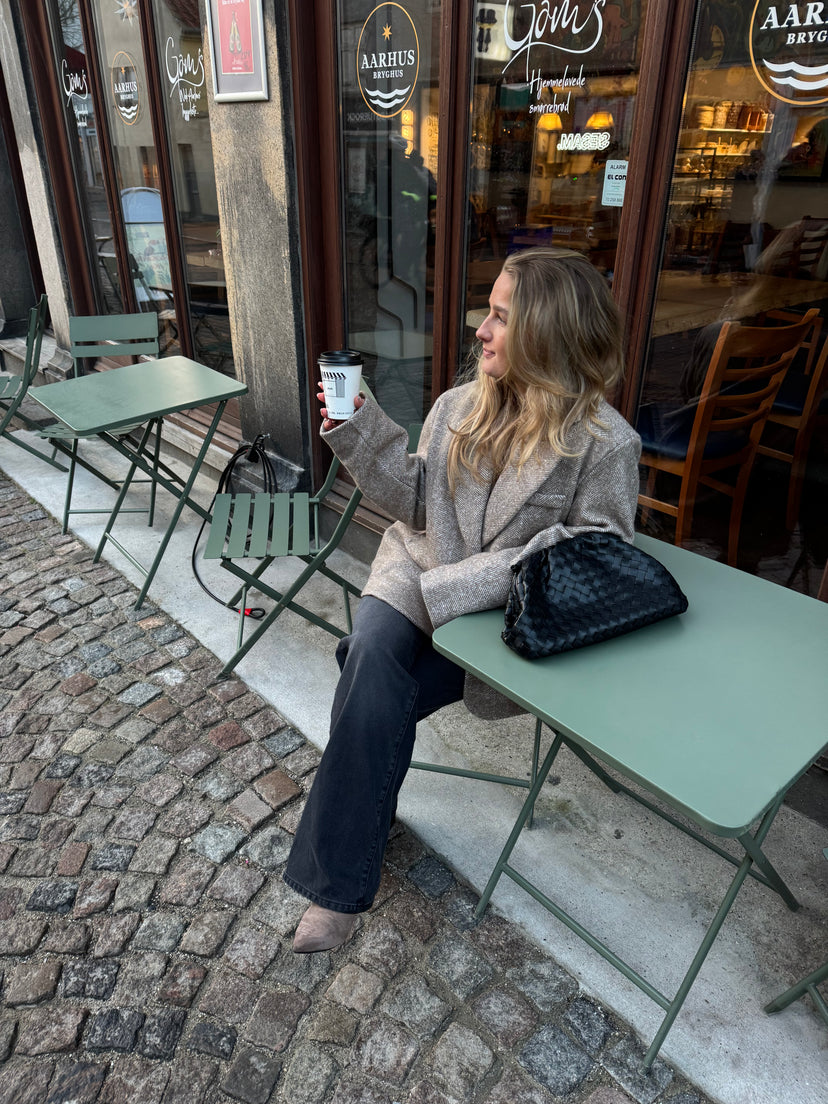 Elnora Blazer - Beige/White