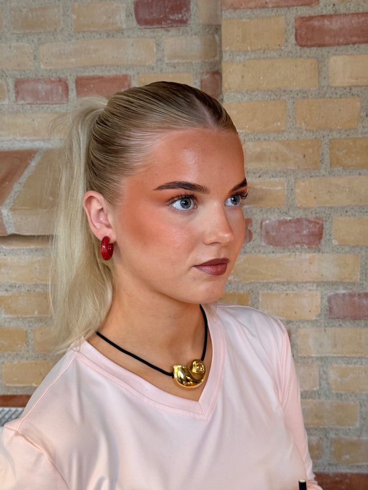 Gro Chunky Hoops - Red
