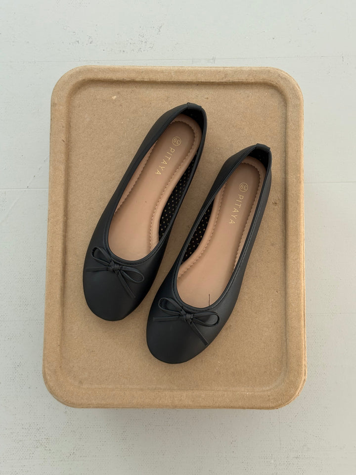 Dora Bow Ballerina - Black