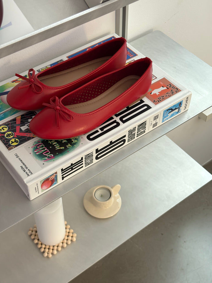 Dora Bow Ballerina - Red