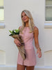 Nora Waistcoat Dress - Dusty Pink