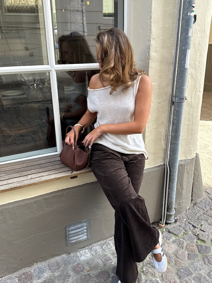 Andrea Mini Strap Bag - Dark Brown