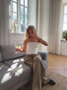 Holly Pleat Top - Off White