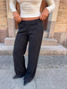 Nora Low Waist Pants - Black