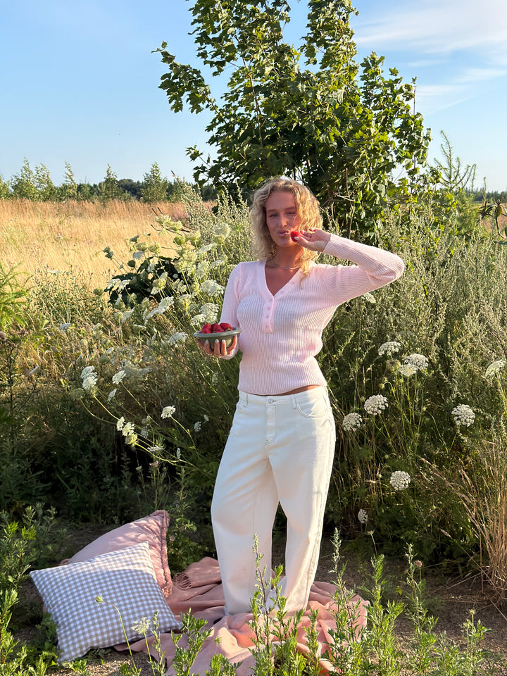 Luna Denim Jeans - White