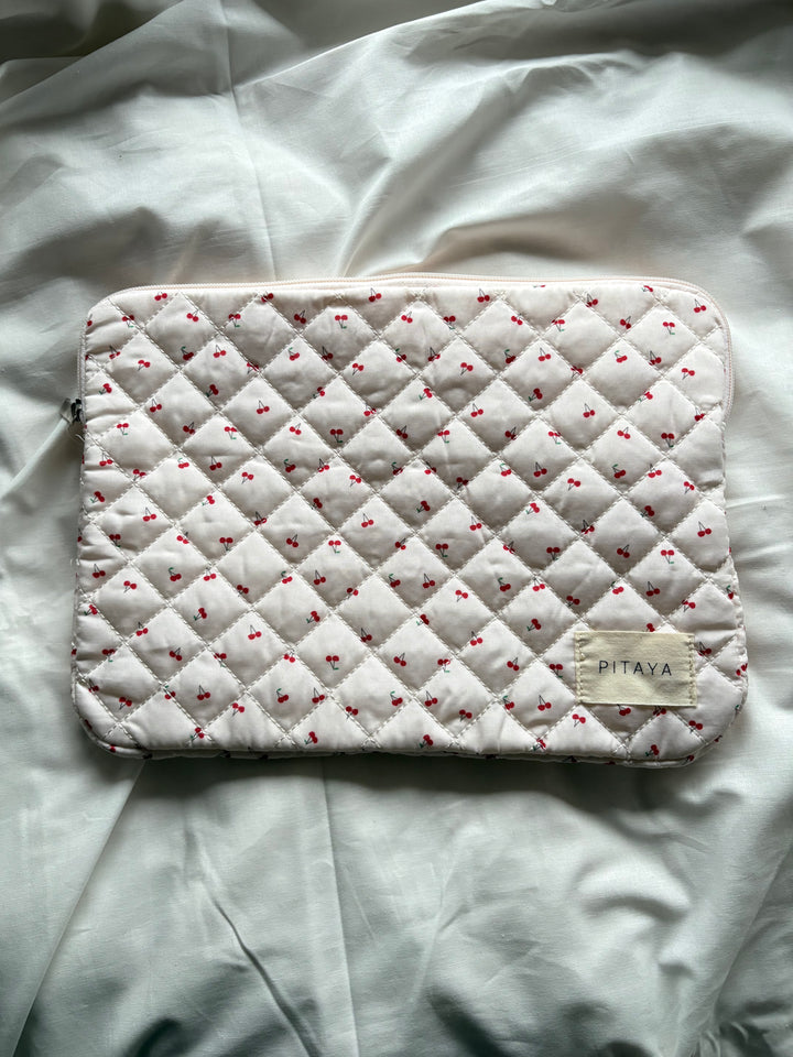 Emma Computer Sleeve - Red Cherry