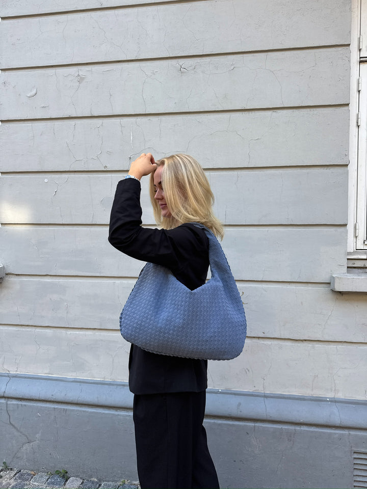 Charlotte Bag Faux Suede - Denim Blue