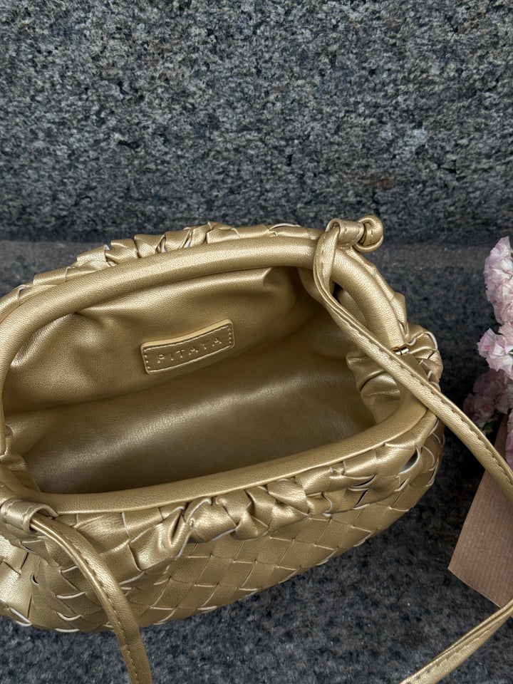 Aya Small Clutch - Gold