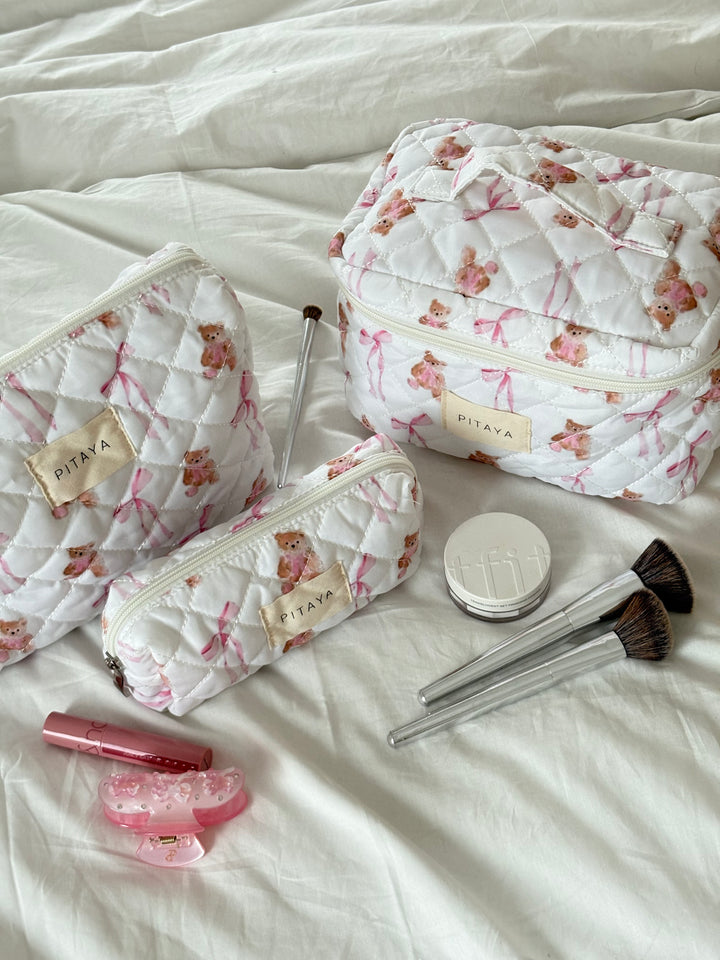 Small Makeup Bag - Cute Teddy