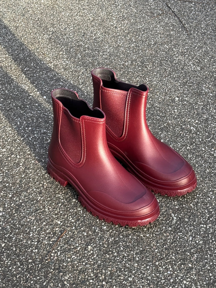 Camilla Rain Boot - Burgundy