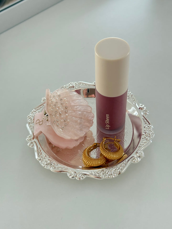 Tora Mini Shell Hairclip - Peach