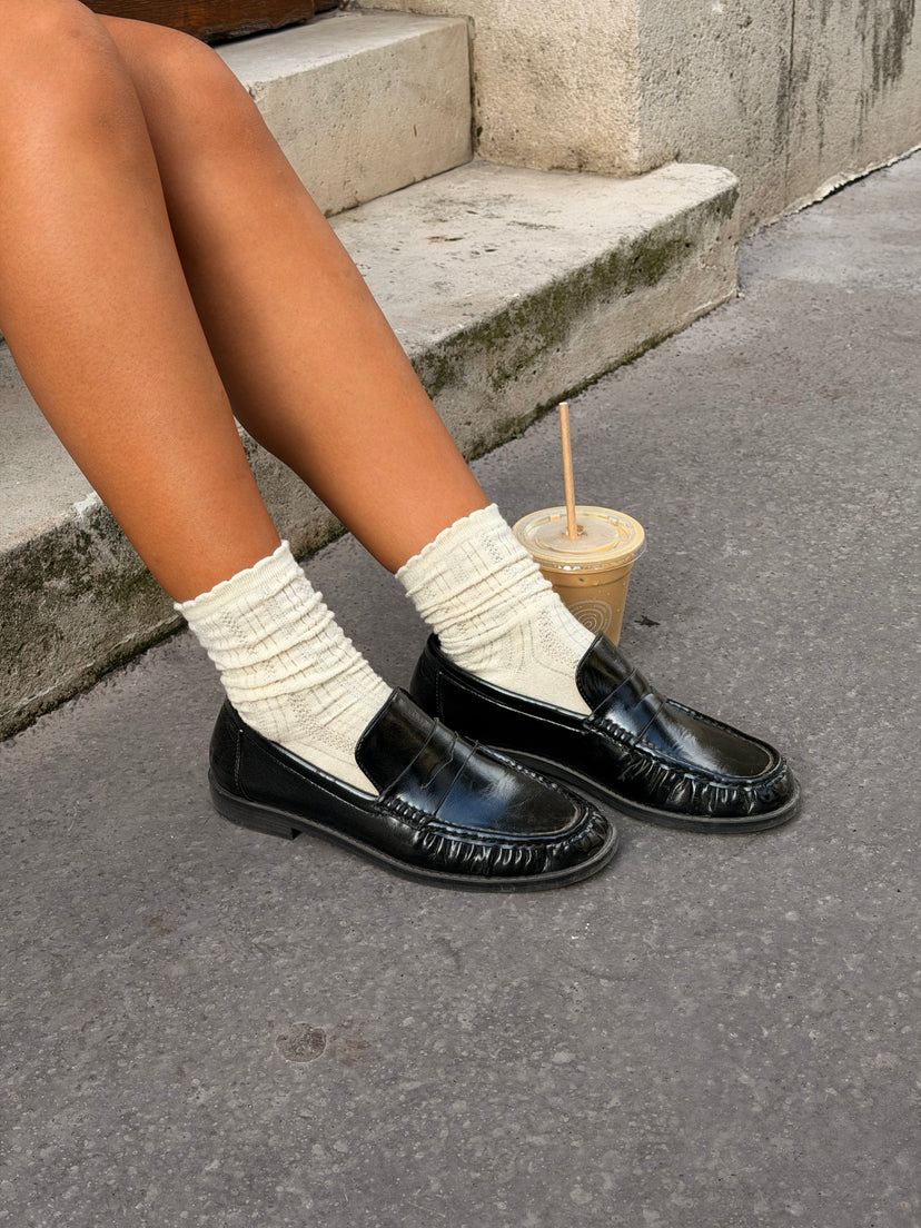 Melinda Loafers - Shiny Black