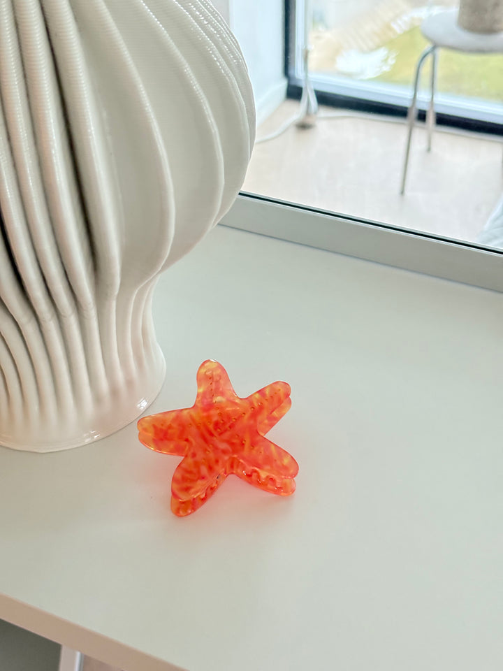 Salva Starfish Hairclip - Orange