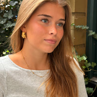 Freya Mushroom Earrings - Gold