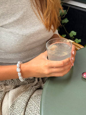 Elsa Pearl Bracelet - Gold Plated