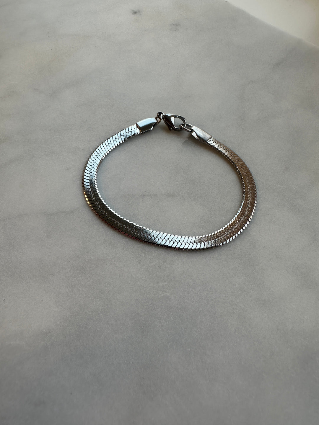 Berlin Bracelet Large - Silver Plated