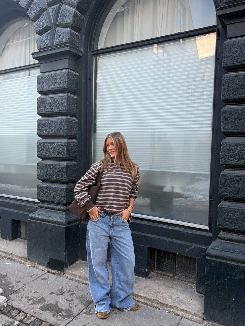 Sophia Bag Medium - Faux Suede Dark Brown