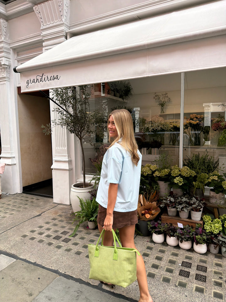 Noa Braided Bag - Matcha Green