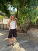 Nora Bermuda Shorts - Dark Brown