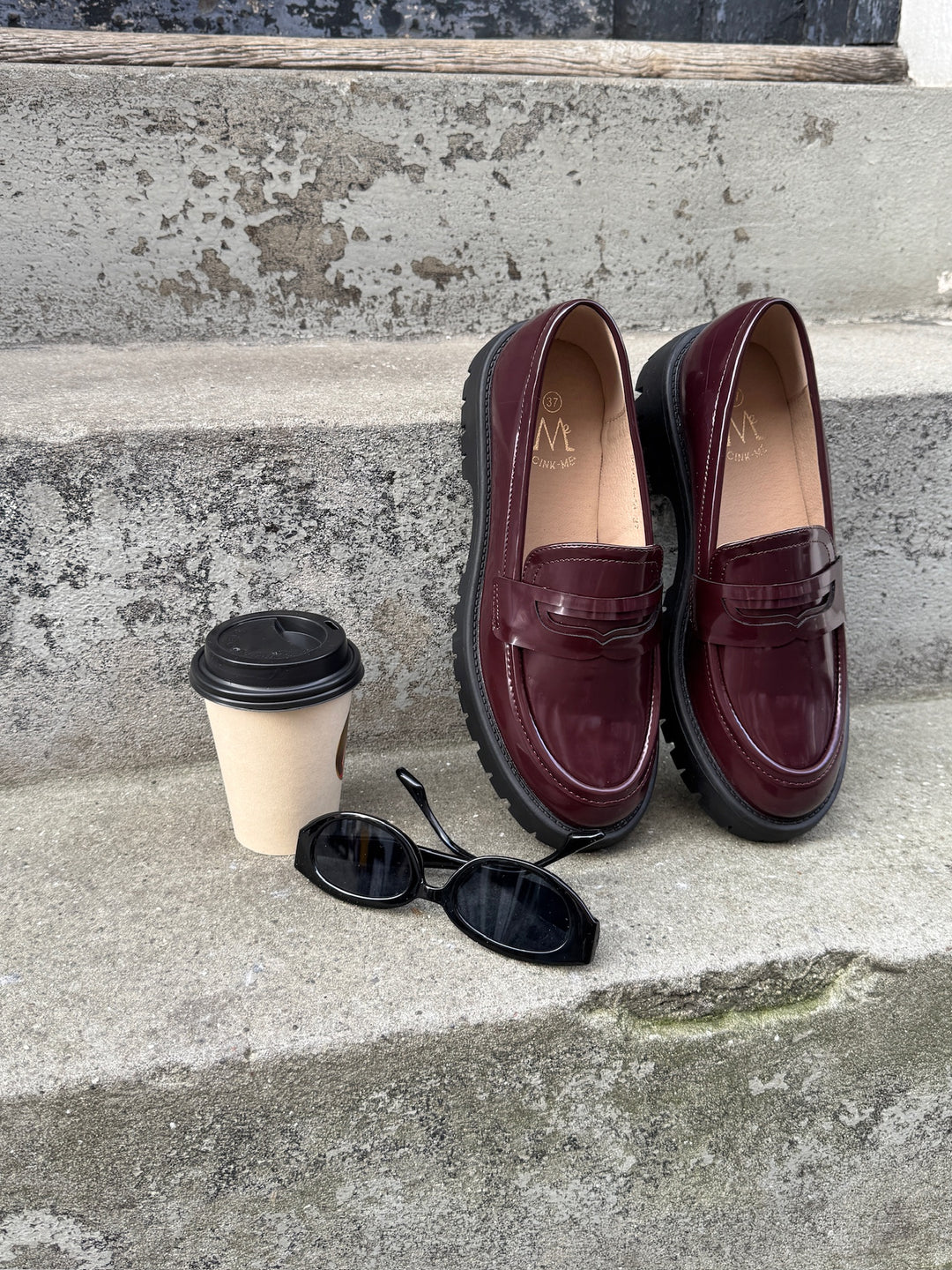 Cia Loafers - Burgundy