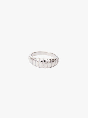 Lara Ruffle Ring - Stainless Steel