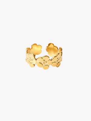 Riva Mini Rose Ring - Gold Plated