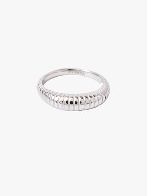 Nadia Ruffle Ring - Stainless Steel
