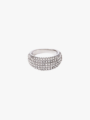 Nola Chunky Stone Ring - Stainless Steel
