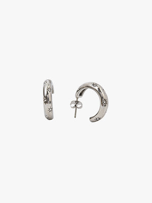 Lynn Medium Stone Earrings - Stainless Steel