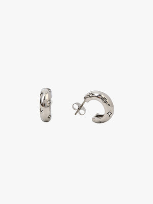 Lynn Small Stone Earrings - Stainless Steel