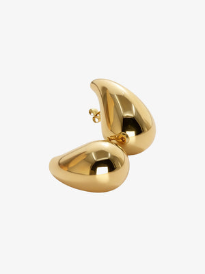 Sascha Large Drop Earrings - Gold Plated