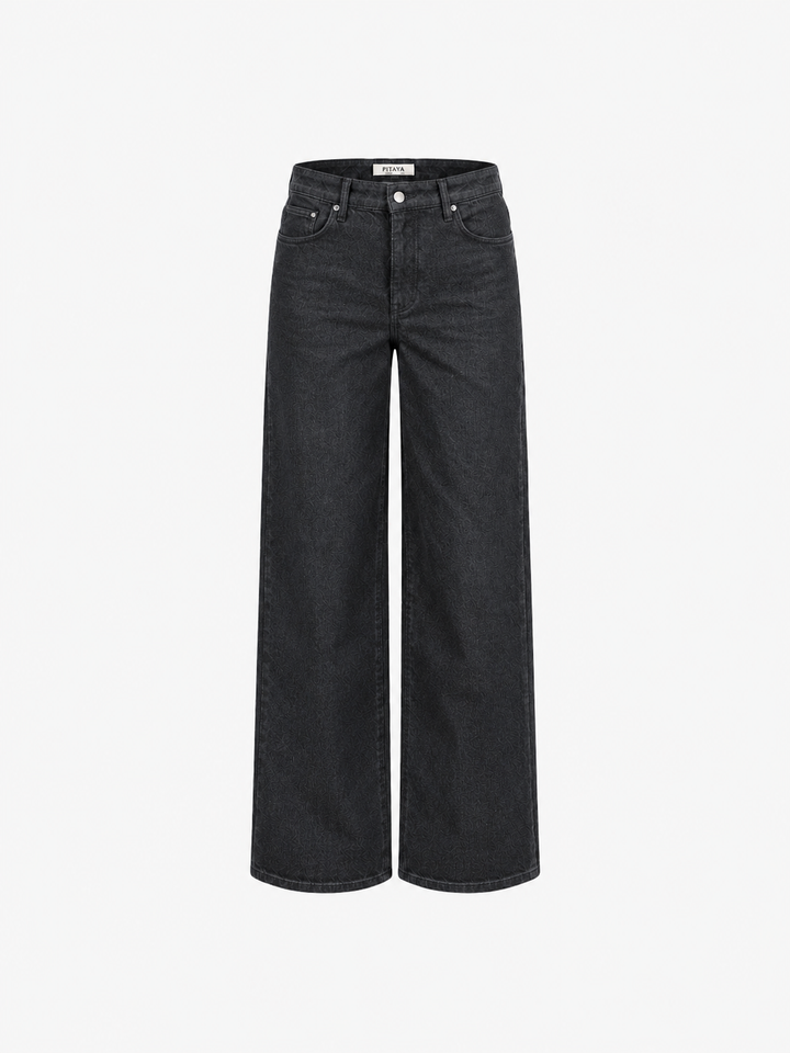 Luna Denim Jeans - All Black