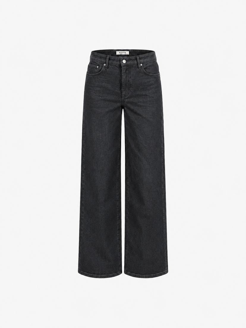 Luna Denim Jeans - All Black