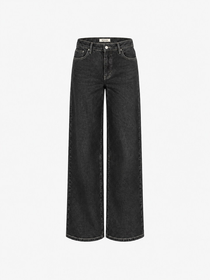 Luna Denim Jeans - Black Rinse