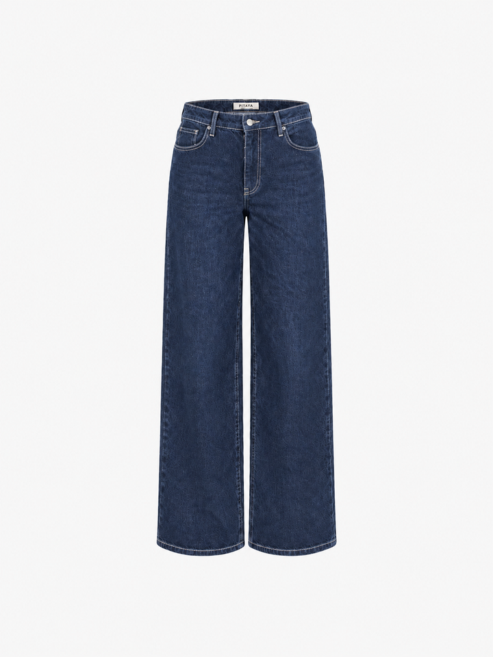 Luna Denim Jeans - Navy Blue
