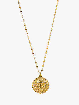 Kaela Sun Necklace - Gold Plated