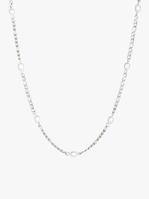 Pernille Pearl Necklace - Stainless Steel