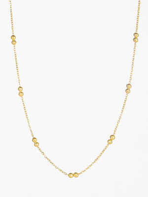 Filine Ball Necklace - Gold Plated