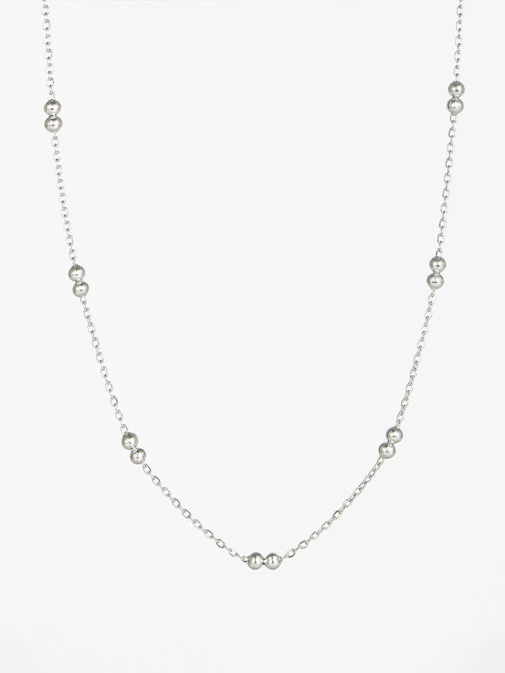 Filine Ball Necklace - Stainless Steel