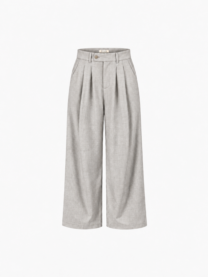Nora Pants Petit - Light Grey Melange