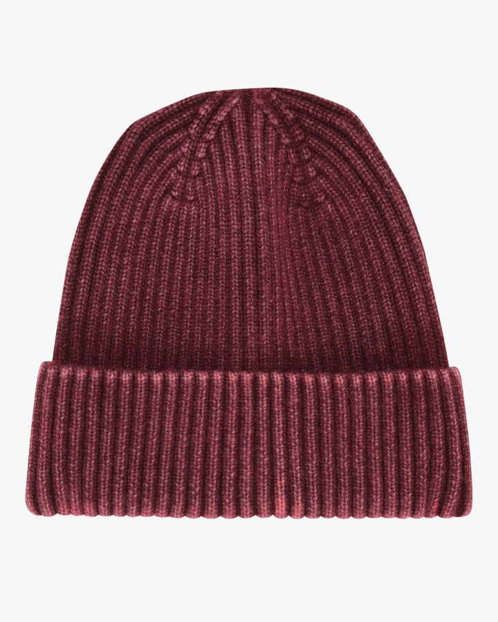 Fenja Beanie - Washed Burgundy