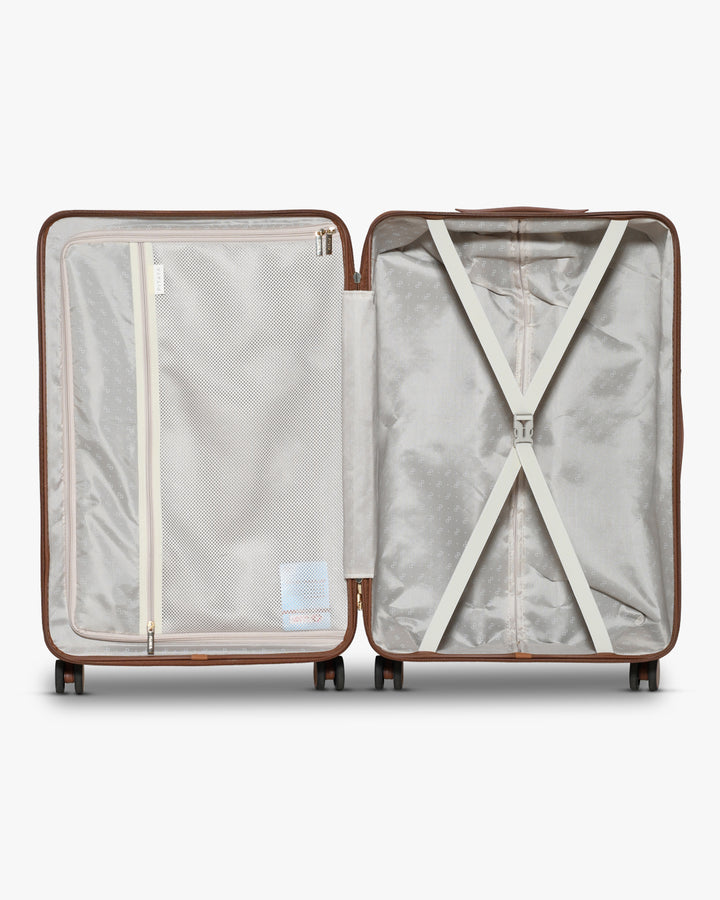Check-In Suitcase - Dark Brown