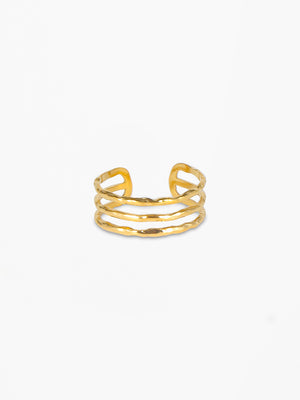 Silla Triple Ring - Gold Plated