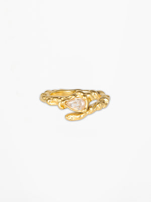 Selma Stone Ring - Gold Plated