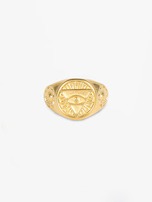 Iris Eye Ring - Gold Plated