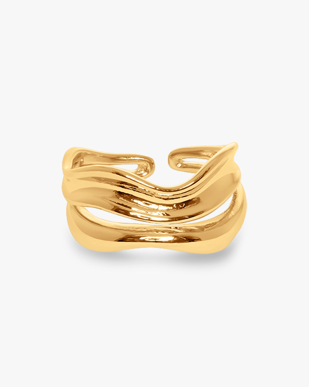 Line Ring - Gold Plated