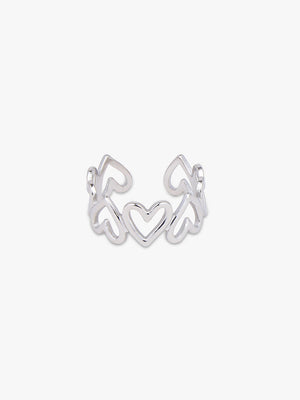 Helle Heart Ring - Stainless Steel